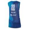 A'ja Wilson Jordan Brand Unisex 2026 WNBA All-Star Game Victory Jersey - Blue - Detail View