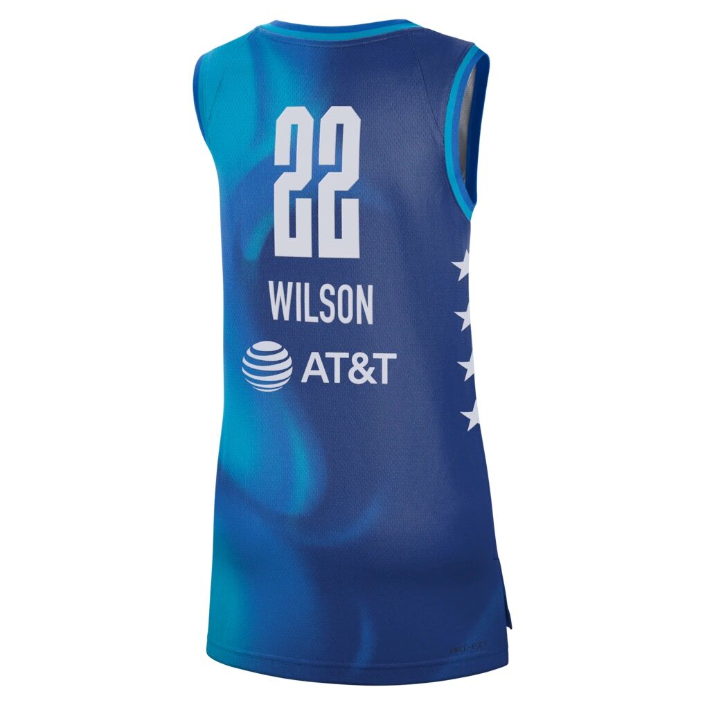 A'ja Wilson Jordan Brand Unisex 2026 WNBA All-Star Game Victory Jersey