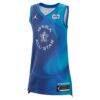A'ja Wilson Jordan Brand Unisex 2026 WNBA All-Star Game Victory Jersey - Blue - Side View