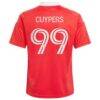 Hugo Cuypers Chicago Fire adidas Youth 2026 Forever Red Replica Jersey - Red - Detail View