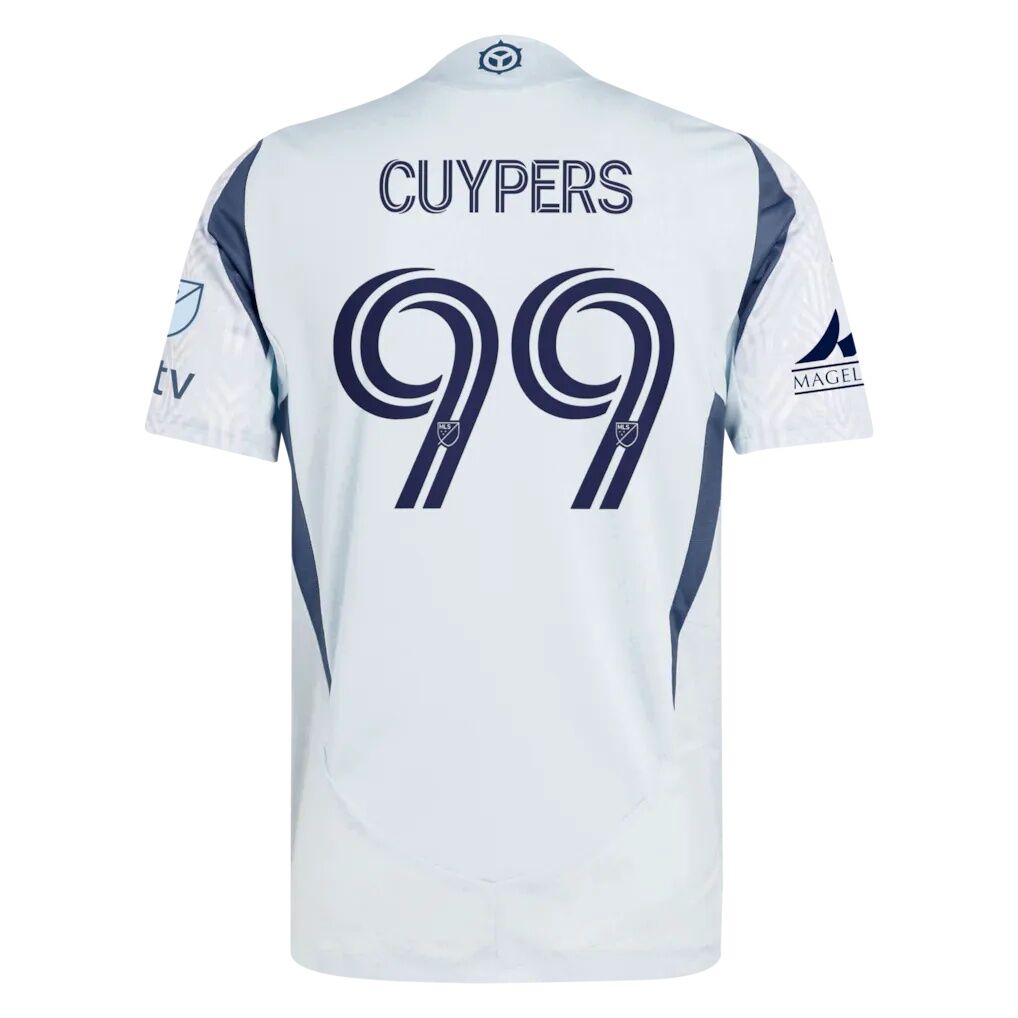 Hugo Cuypers Chicago Fire adidas 2025 The Municipal Kit On-Field Authentic Jersey - Light Blue