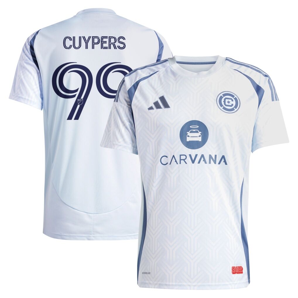 Hugo Cuypers Chicago Fire adidas 2025 The Municipal Kit Replica Jersey - Light Blue