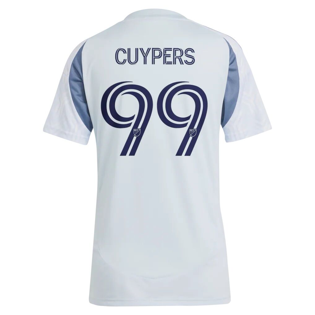 Hugo Cuypers Chicago Fire adidas Women's 2025 The Municipal Kit Replica Jersey - Light Blue