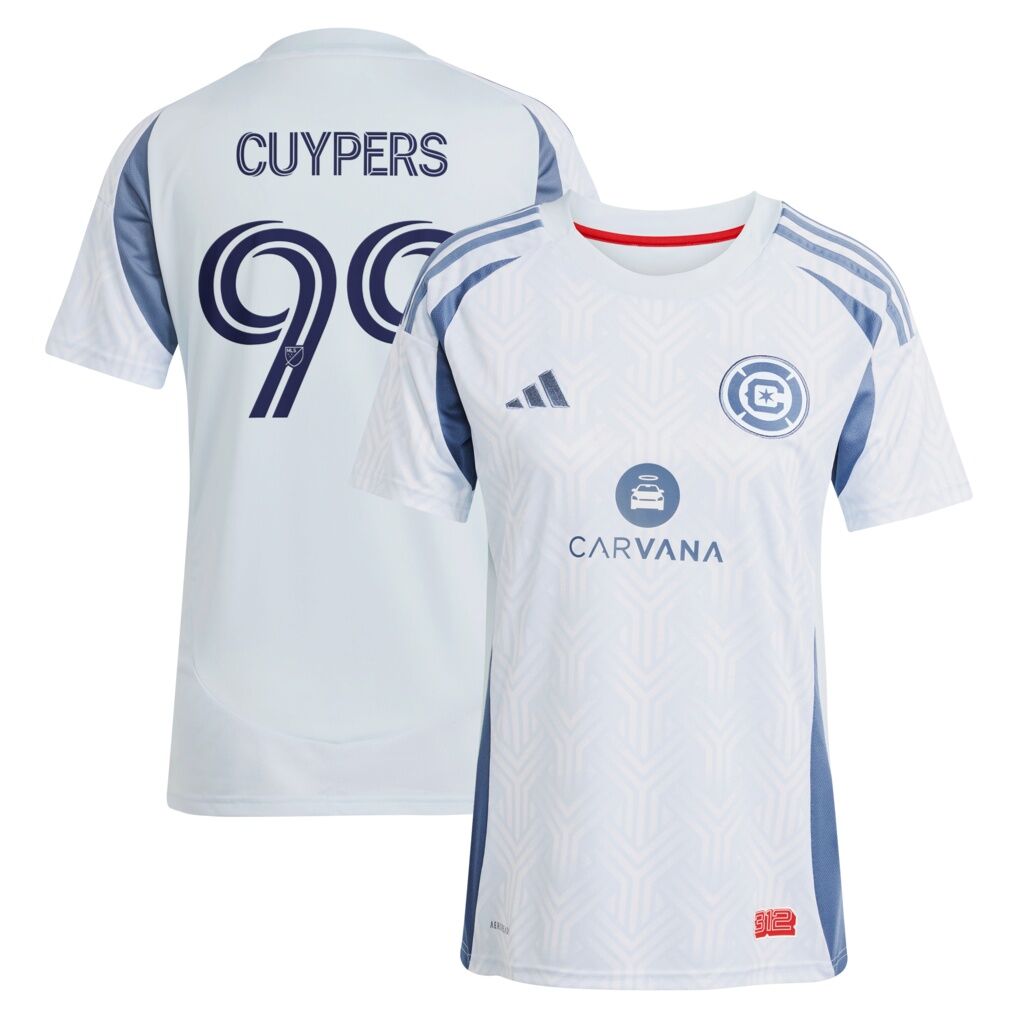 Hugo Cuypers Chicago Fire adidas Women's 2025 The Municipal Kit Replica Jersey - Light Blue