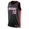 Tim Hardaway Jr. Miami Heat Nike Unisex Swingman Jersey - Black - Side View