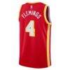 Kingston Flemings Atlanta Hawks Nike Unisex Swingman Jersey - Red - Detail View