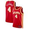 Kingston Flemings Atlanta Hawks Nike Unisex Swingman Jersey - Red - Front View