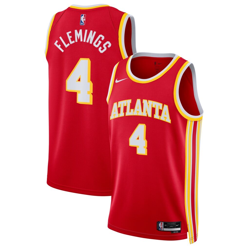 Kingston Flemings Atlanta Hawks Nike Unisex Swingman Jersey - Icon Edition