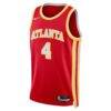 Kingston Flemings Atlanta Hawks Nike Unisex Swingman Jersey - Red - Side View
