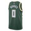 Brayden Burries Milwaukee Bucks Nike Unisex Swingman Jersey - Icon Edition - - Detail View
