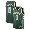 Brayden Burries Milwaukee Bucks Nike Unisex Swingman Jersey - Icon Edition - - Front View