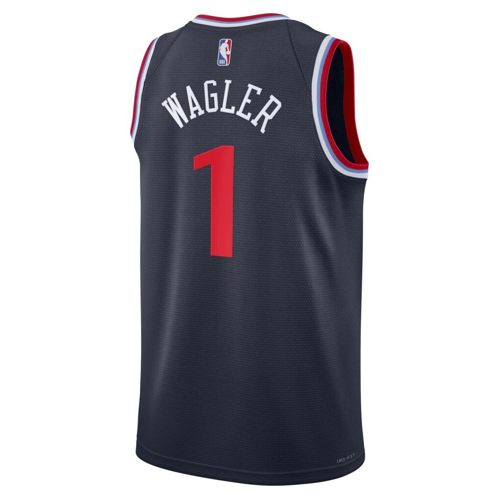 Keaton Wagler LA Clippers Nike Unisex Swingman Jersey - Icon Edition