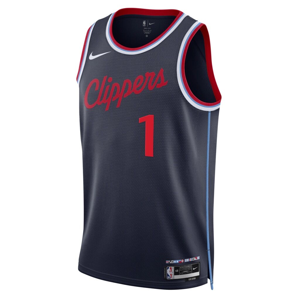Keaton Wagler LA Clippers Nike Unisex Swingman Jersey - Icon Edition