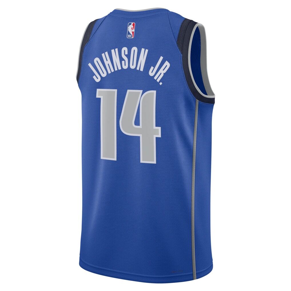 Morez Johnson Jr. Dallas Mavericks Nike Unisex Swingman Jersey - Icon Edition