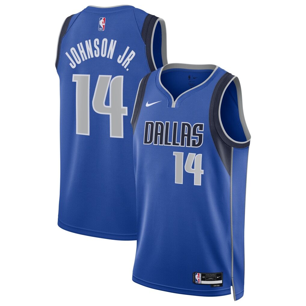 Morez Johnson Jr. Dallas Mavericks Nike Unisex Swingman Jersey - Icon Edition