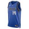 Morez Johnson Jr. Dallas Mavericks Nike Unisex Swingman Jersey - Blue - Side View