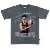 Olivia Miles Minnesota Lynx SLAM Unisex Remix T-Shirt - Charcoal - Front View