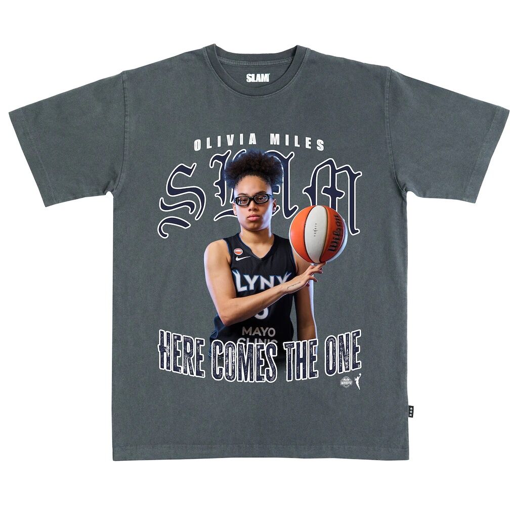 Olivia Miles Minnesota Lynx SLAM Unisex Remix T-Shirt