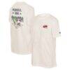 Philadelphia Phillies vs. Minnesota Twins New Era 2026 Field of Dreams Phillie Phanatic & T.C. Bear T-Shirt - - Front View