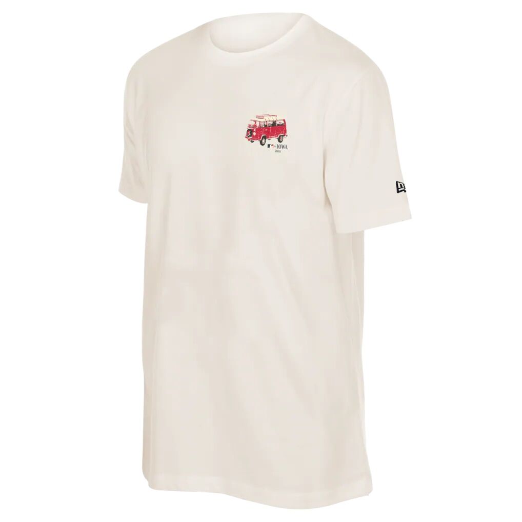 Philadelphia Phillies vs. Minnesota Twins New Era 2026 Field of Dreams Phillie Phanatic & T.C. Bear T-Shirt - Natural