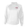 Atlanta Braves Columbia Women's Par Performance Mock Neck Sweatshirt - White - Front View