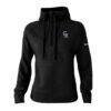 Colorado Rockies Columbia Women's Swingcraft Tri-Blend Half-Zip Hoodie - Black - Front View
