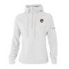 Milwaukee Brewers Columbia Women's Swingcraft Tri-Blend Hoodie - White - Front View