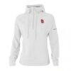 St. Louis Cardinals Columbia Women's Swingcraft Tri-Blend Half-Zip Hoodie - White - Front View