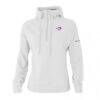 Toronto Blue Jays Columbia Women's Swingcraft Tri-Blend Half-Zip Hoodie - White - Front View