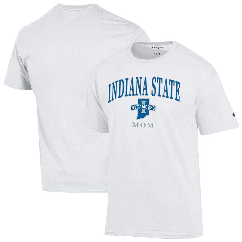 Indiana State Sycamores Champion Unisex  Mom Logo T-Shirt