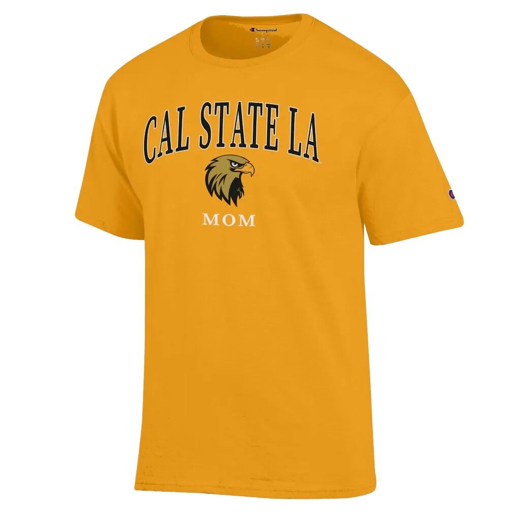 Cal State L.A. Golden Eagles Champion Unisex  Mom Logo T-Shirt