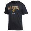 Cal State L.A. Golden Eagles Champion Dad Logo T-Shirt - Black - Side View