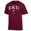 Eastern Kentucky Colonels Champion Dad Logo T-Shirt - Maroon - Side View