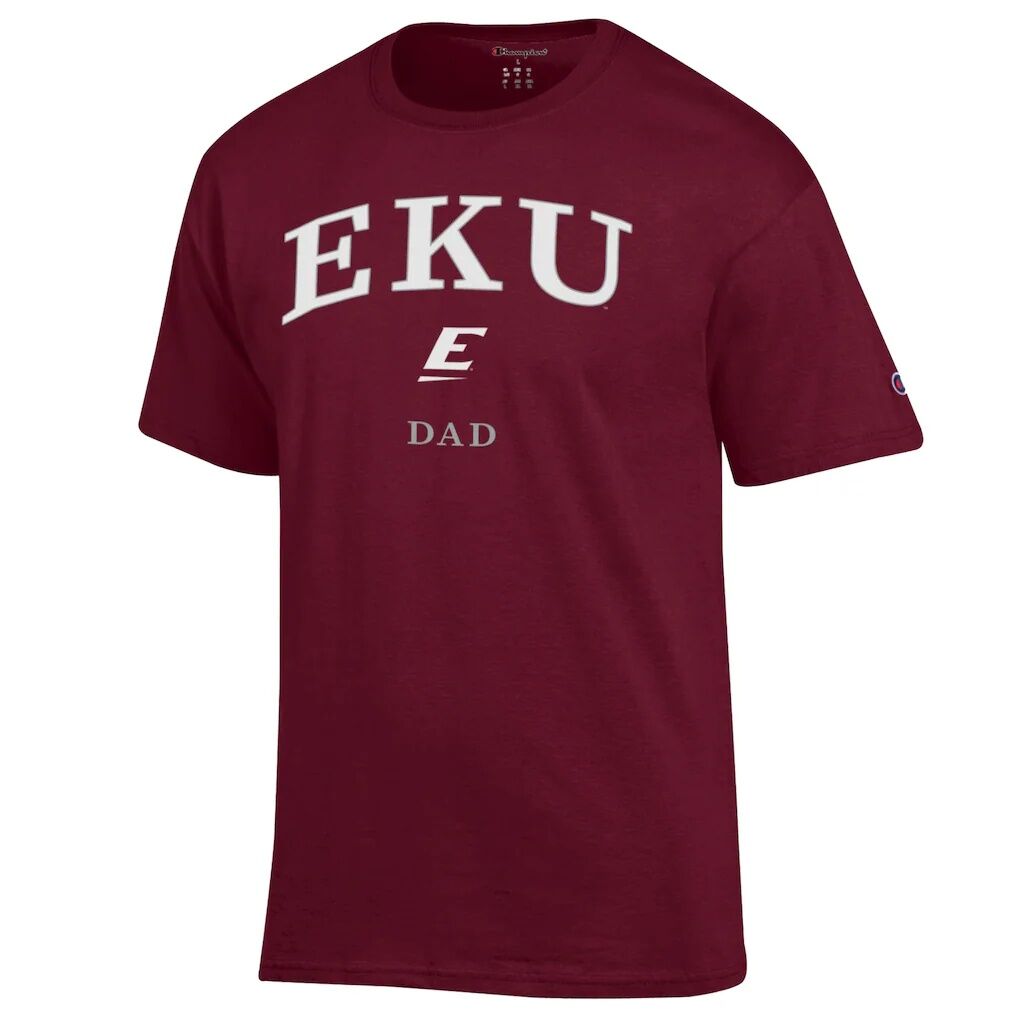 Eastern Kentucky Colonels Champion Dad Logo T-Shirt - Maroon