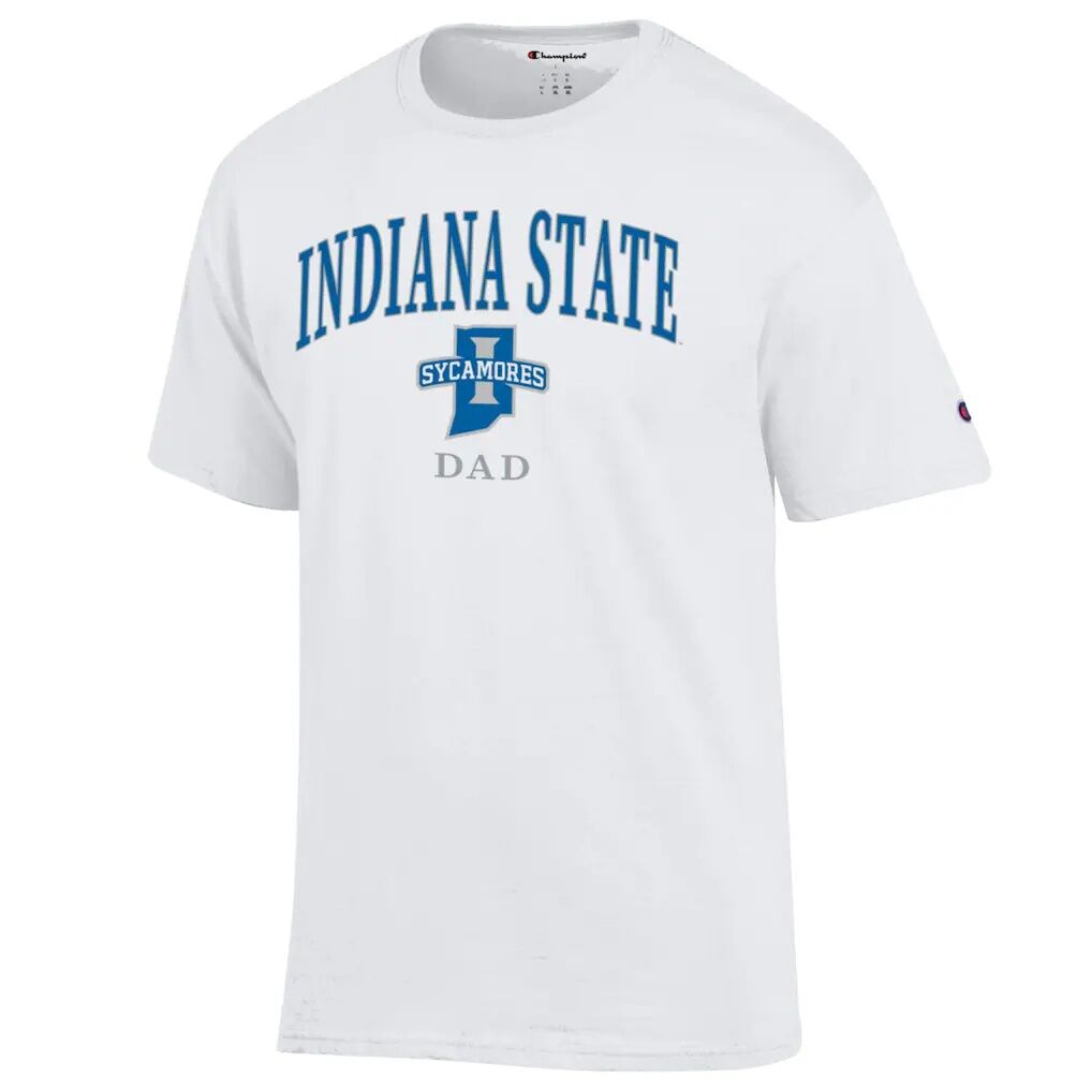 Indiana State Sycamores Champion Dad Logo T-Shirt