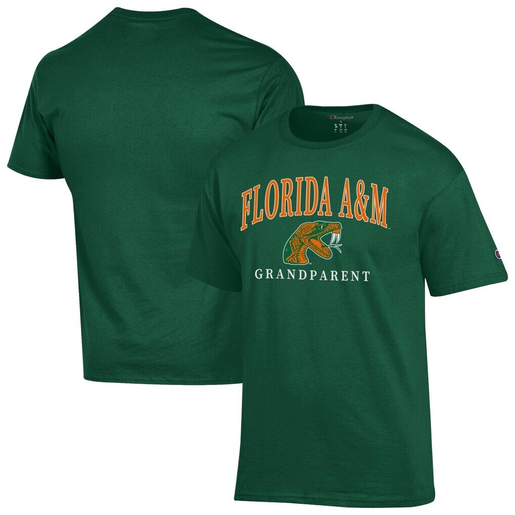 Florida A&M Rattlers Champion Grandparent Arch Logo T-Shirt
