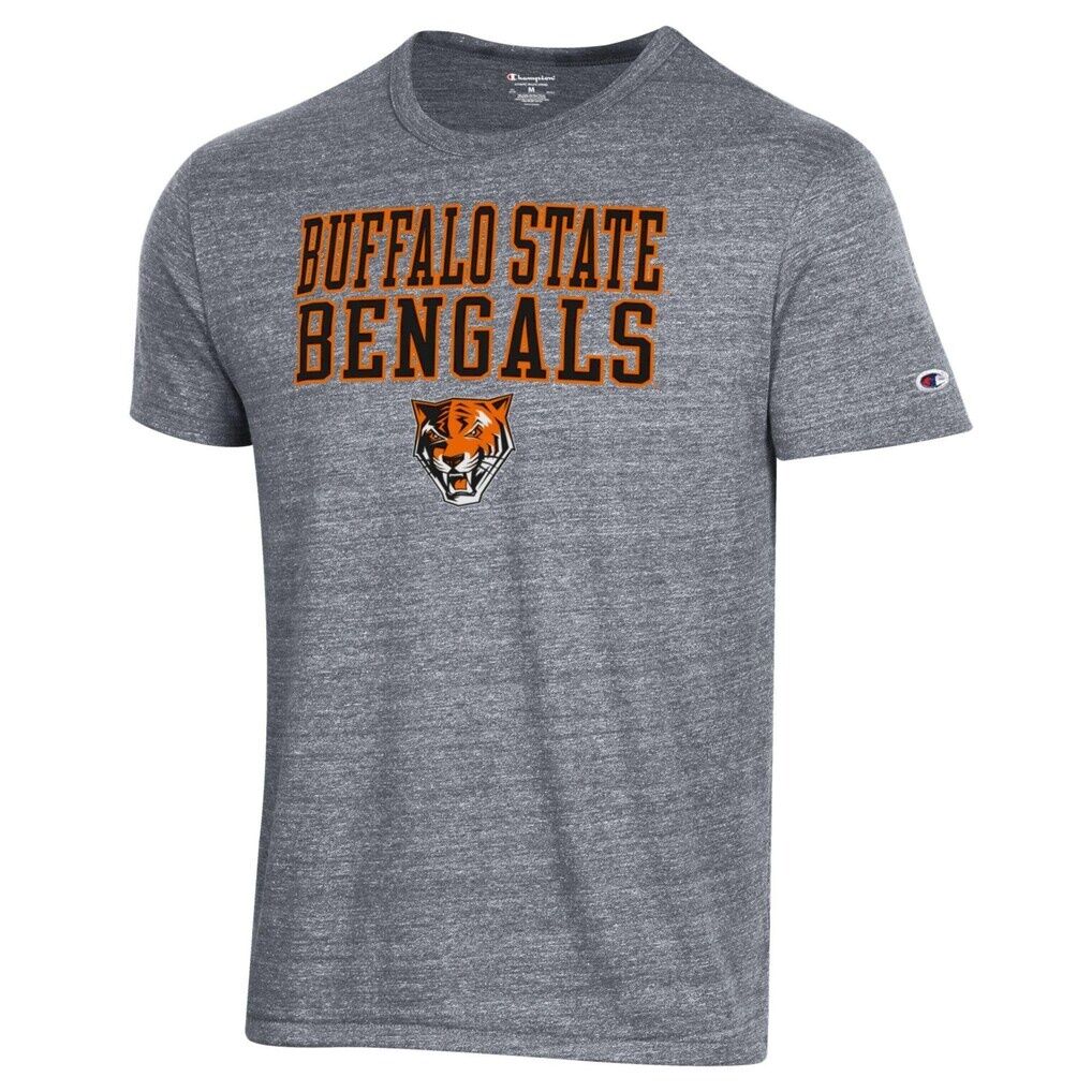 Buffalo State Bengals Champion Stacked Ultimate Tri-Blend T-Shirt