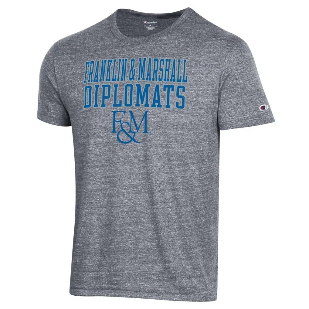 Franklin & Marshall Diplomats Champion Stacked Ultimate Tri-Blend T-Shirt