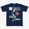 Lindsay Whalen Minnesota Lynx SLAM Unisex Court Origins Cover T-Shirt - Navy - Front View
