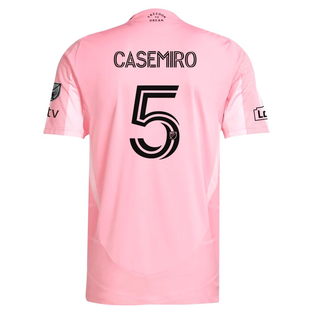 Casemiro Inter Miami CF adidas 2025 Euphoria On-Field Authentic Jersey - Light Pink