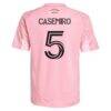 Casemiro Inter Miami CF adidas Youth 2025 Euphoria Replica Jersey - - Detail View