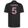Casemiro Inter Miami CF adidas 2026 Presagio Replica Jersey - Black - Detail View