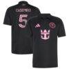 Casemiro Inter Miami CF adidas 2026 Presagio Replica Jersey - Black - Front View