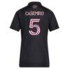 Casemiro Inter Miami CF adidas Women's 2026 Presagio Replica Jersey - Black - Detail View