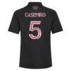 Casemiro Inter Miami CF adidas Youth 2026 Presagio Replica Jersey - Black - Detail View