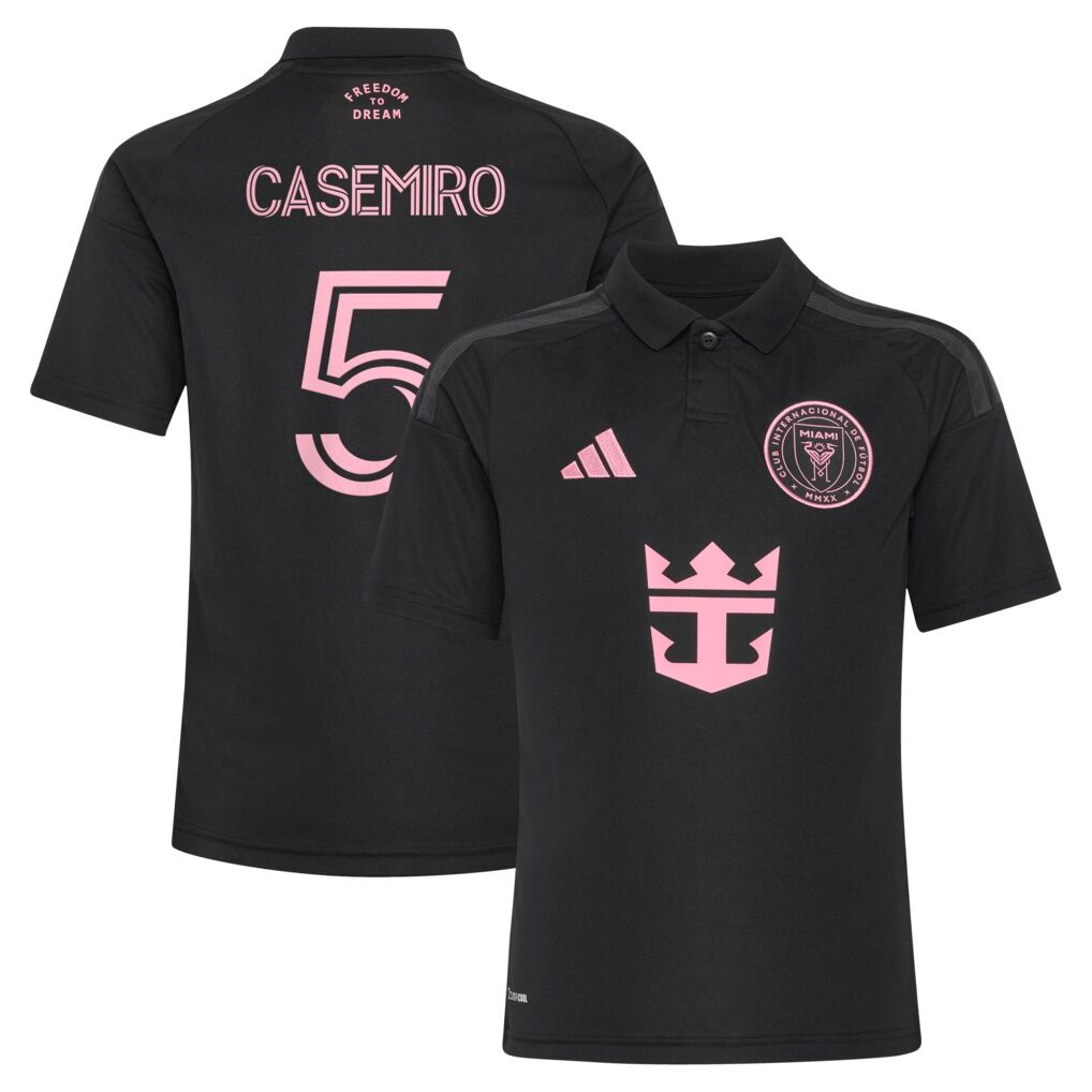 Casemiro Inter Miami CF adidas Youth 2026 Presagio Replica Jersey