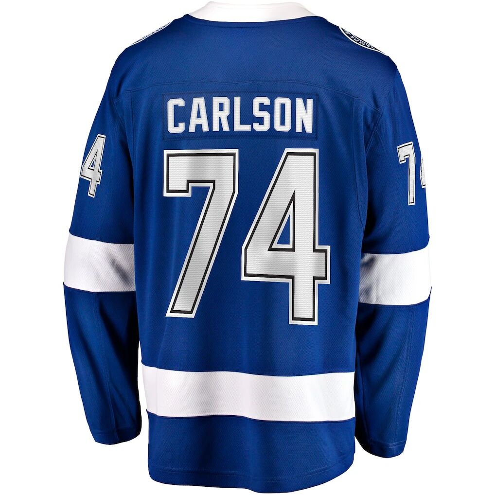 John Carlson Tampa Bay Lightning Fashion7 Home Breakaway Jersey