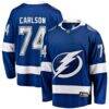 John Carlson Tampa Bay Lightning Fashion7 Home Breakaway Jersey - Blue - Front View