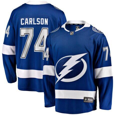 John Carlson Tampa Bay Lightning Fashion7 Home Breakaway Jersey