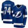John Carlson Tampa Bay Lightning Fashion7 Women's Home Breakaway Jersey - Blue - Front View
